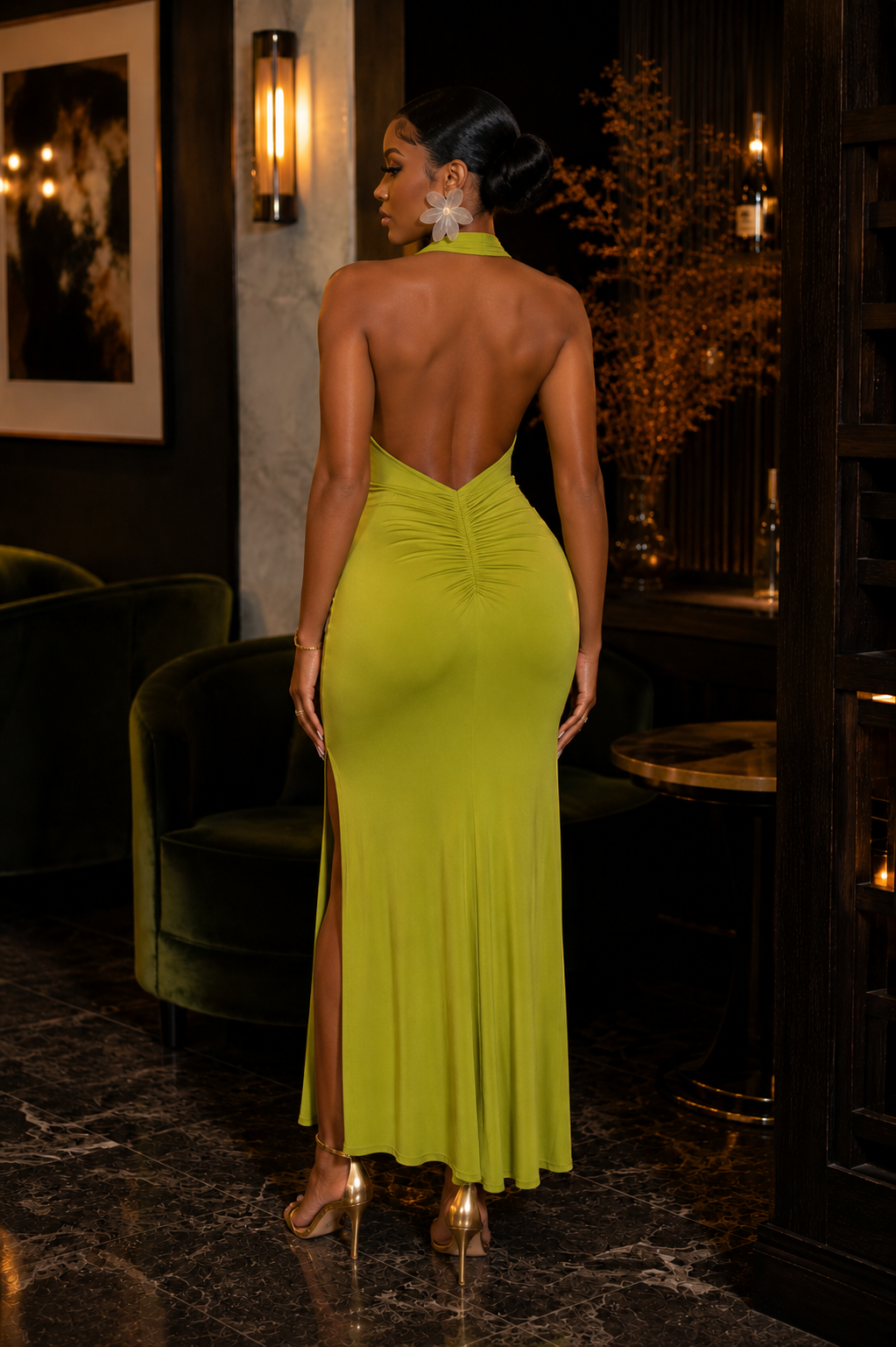 Allure Dress (Olive)